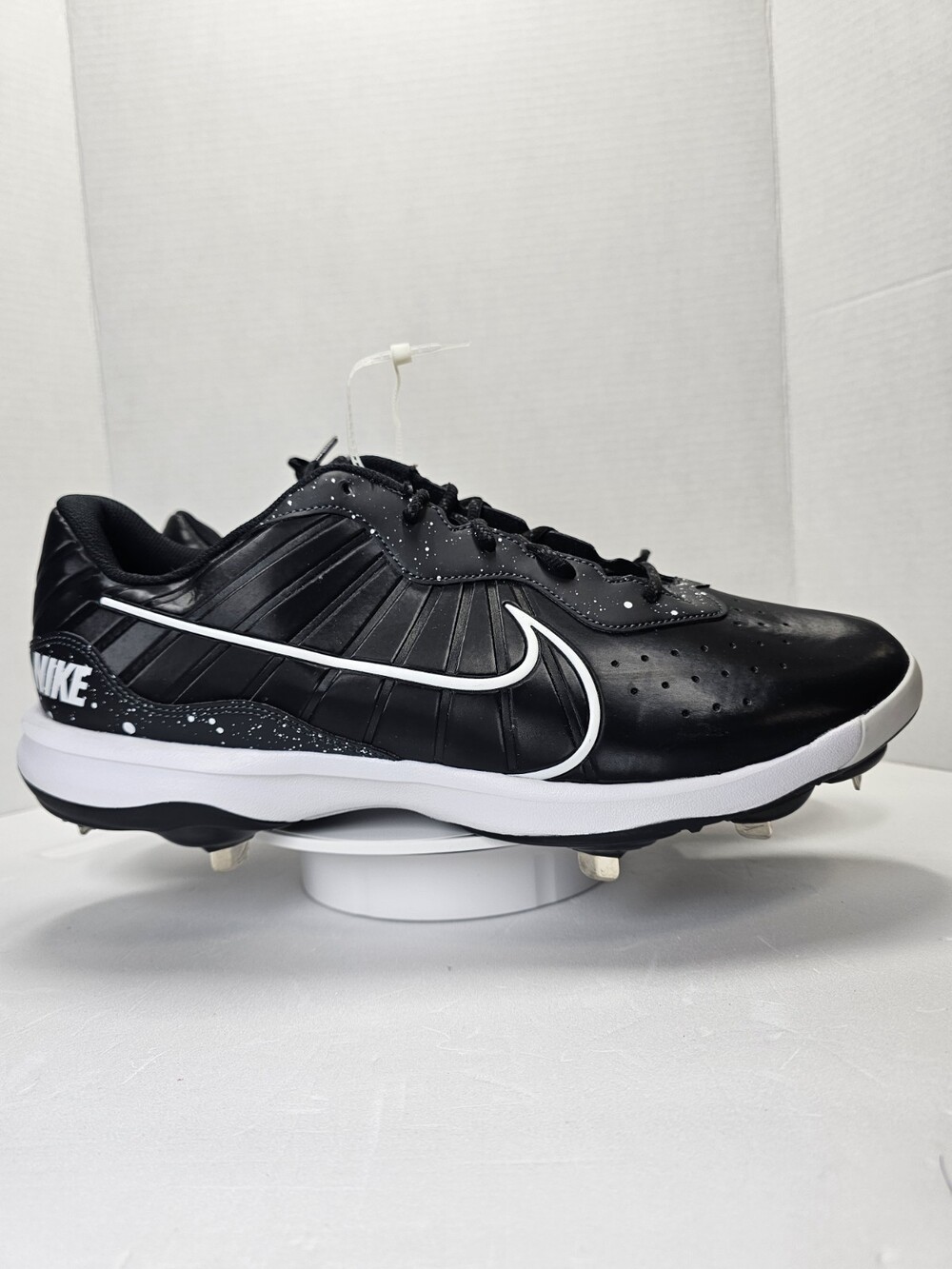 Nike Alpha Huarache Varsity 4 Low Men 15 Baseball Cleats Black DJ6516-001 - Picture 1 of 12